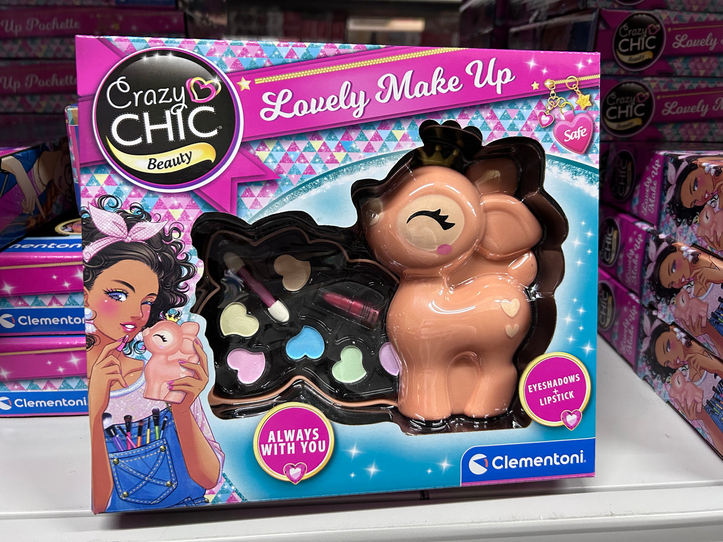 Crazy chic lovely make up deer