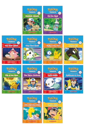 Pokemon Phonics Box Set (12 Books)