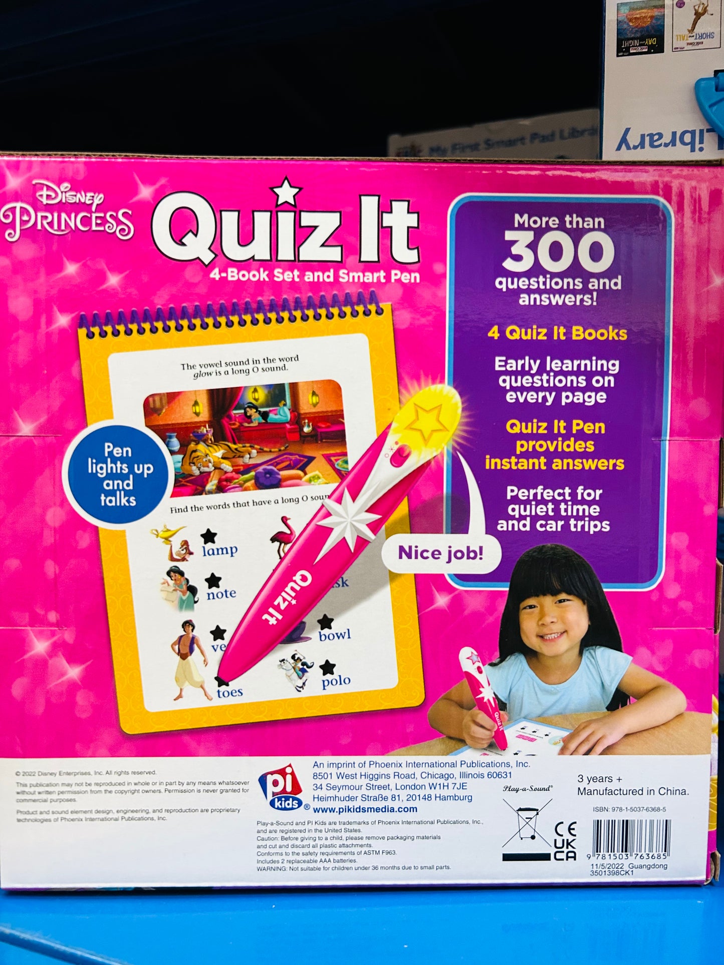 PI Princess Quiz it pen set
