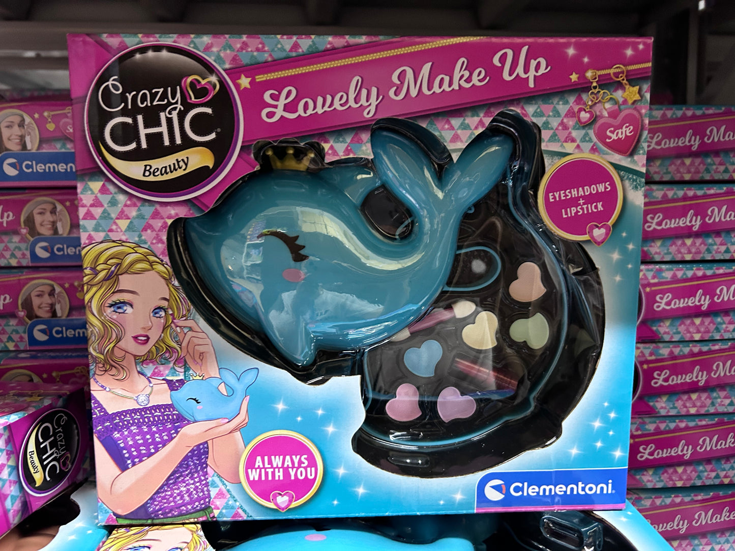 Crazy chic lovely make up dolphin