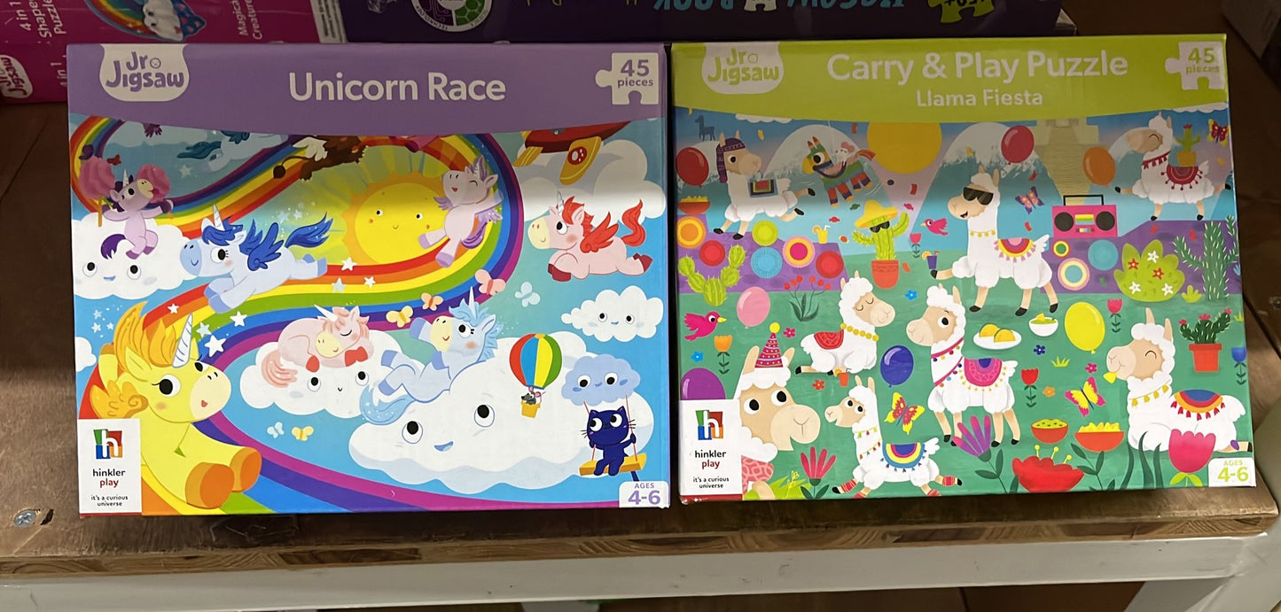 Hinkler Unicorn Race jigsaw box