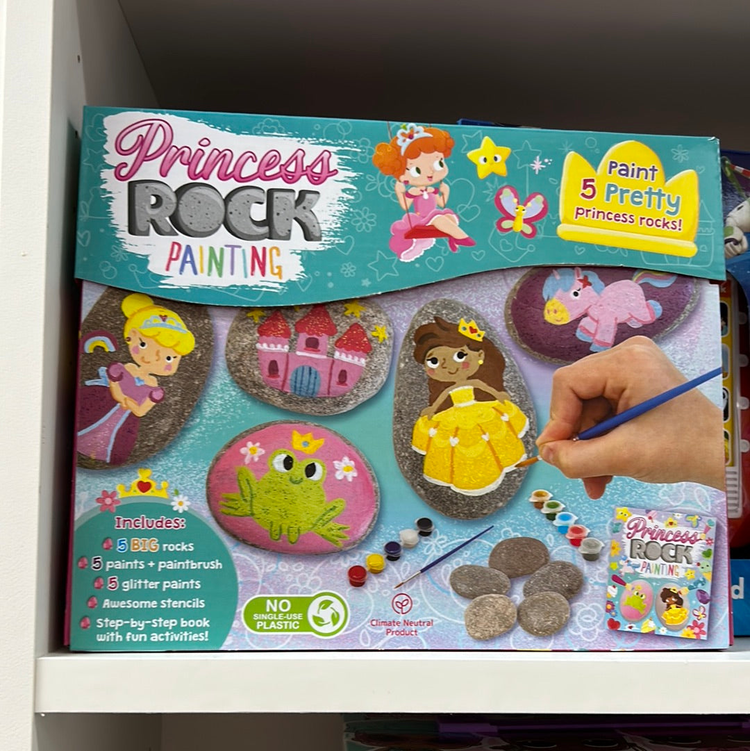 Princess rock painting