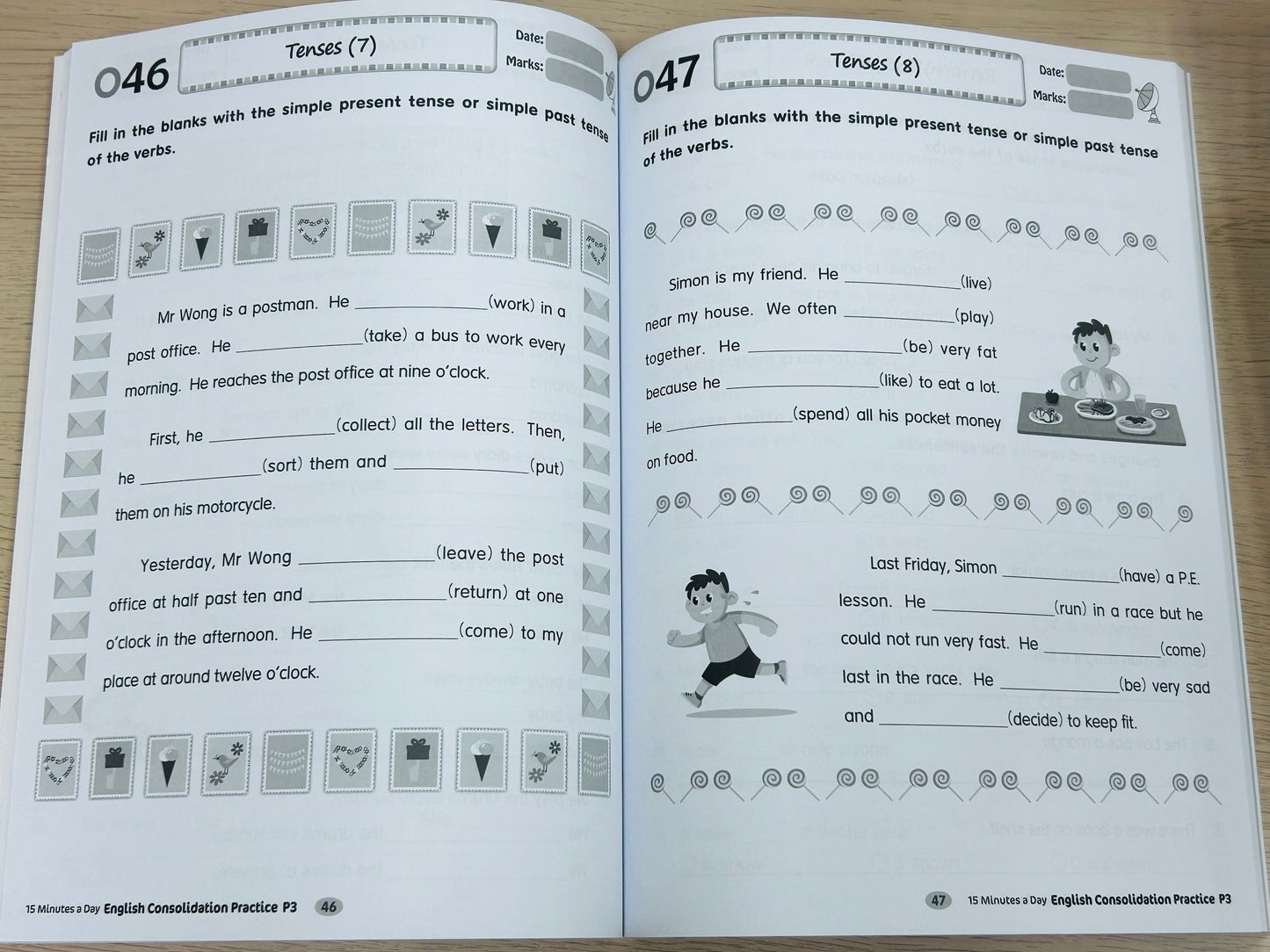 KL 15 minutes a day English consolidation practice P3