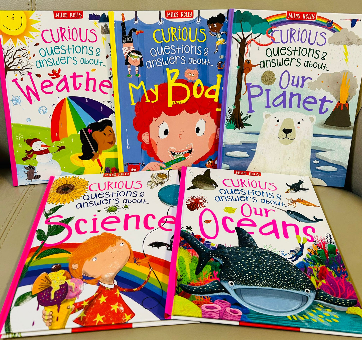 Miles Kelly Curious Q&A about …5 books