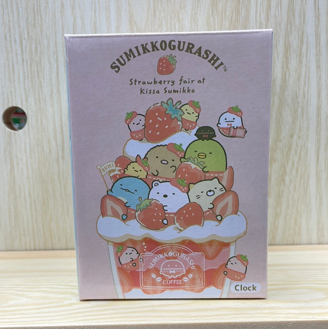 Sumikko gurashi triangle clock and photo frame (pink)