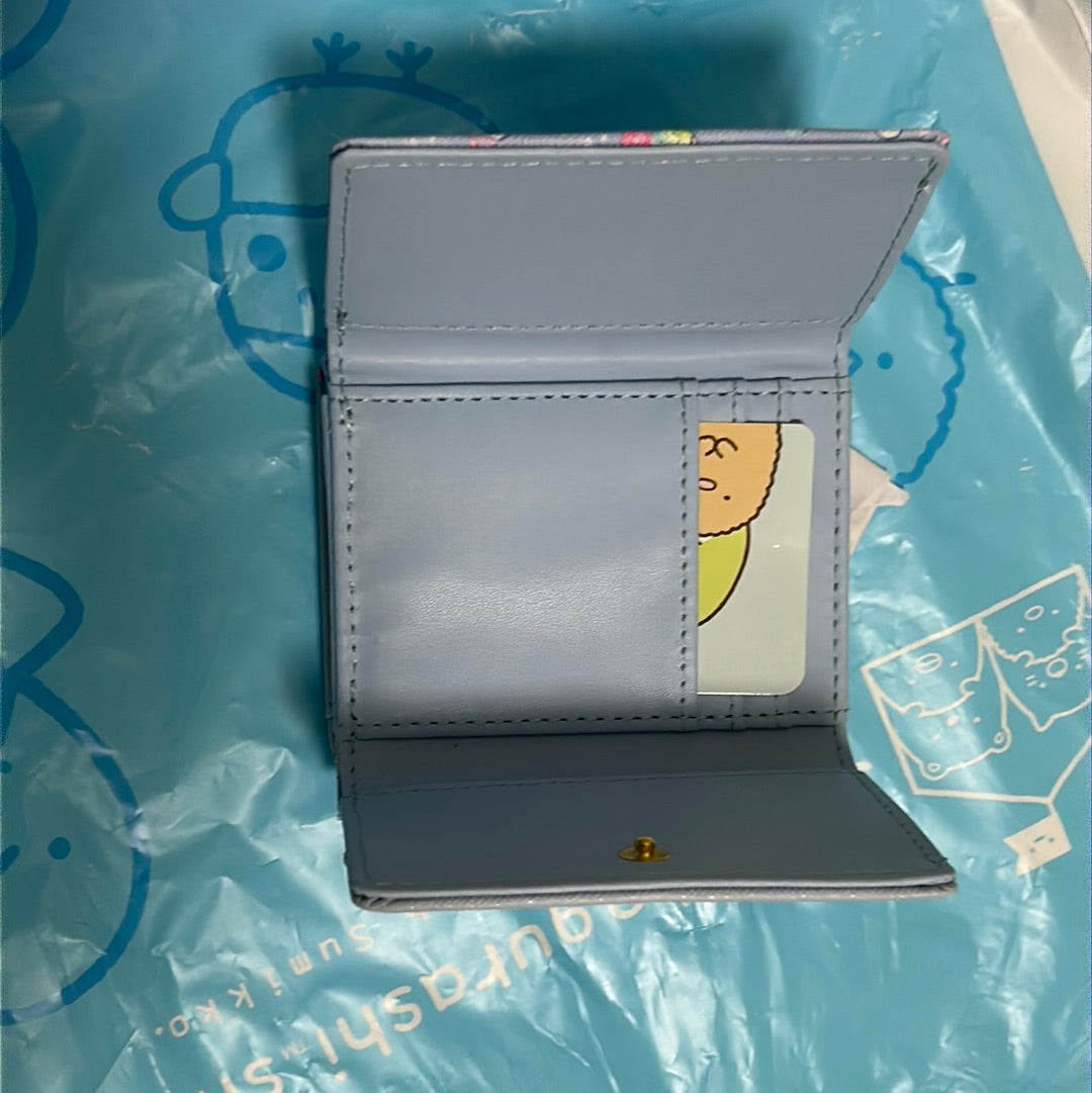 角落生物拍鈕銀包(紫藍色)