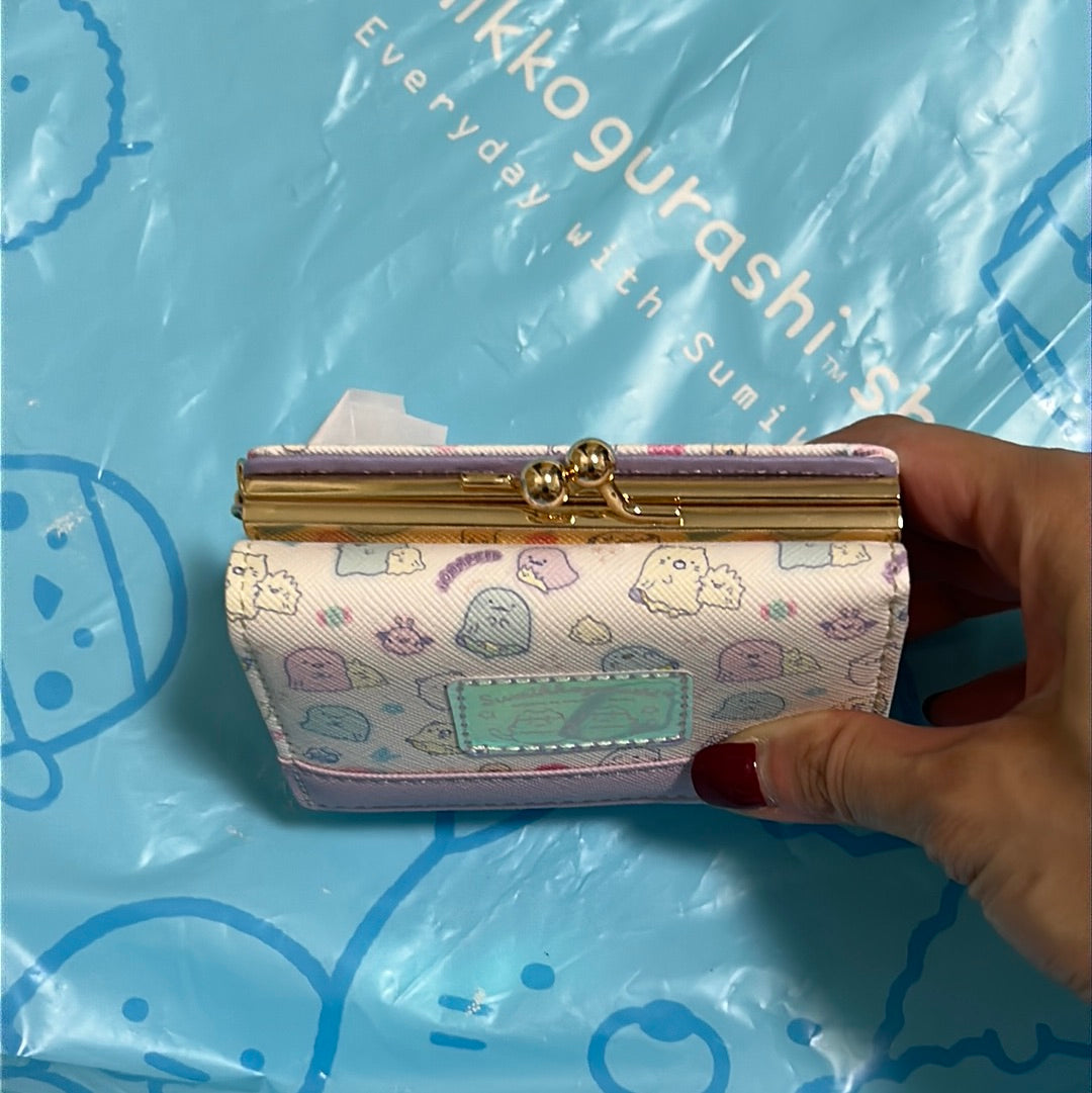 角落生物拍鈕銀包(白色)