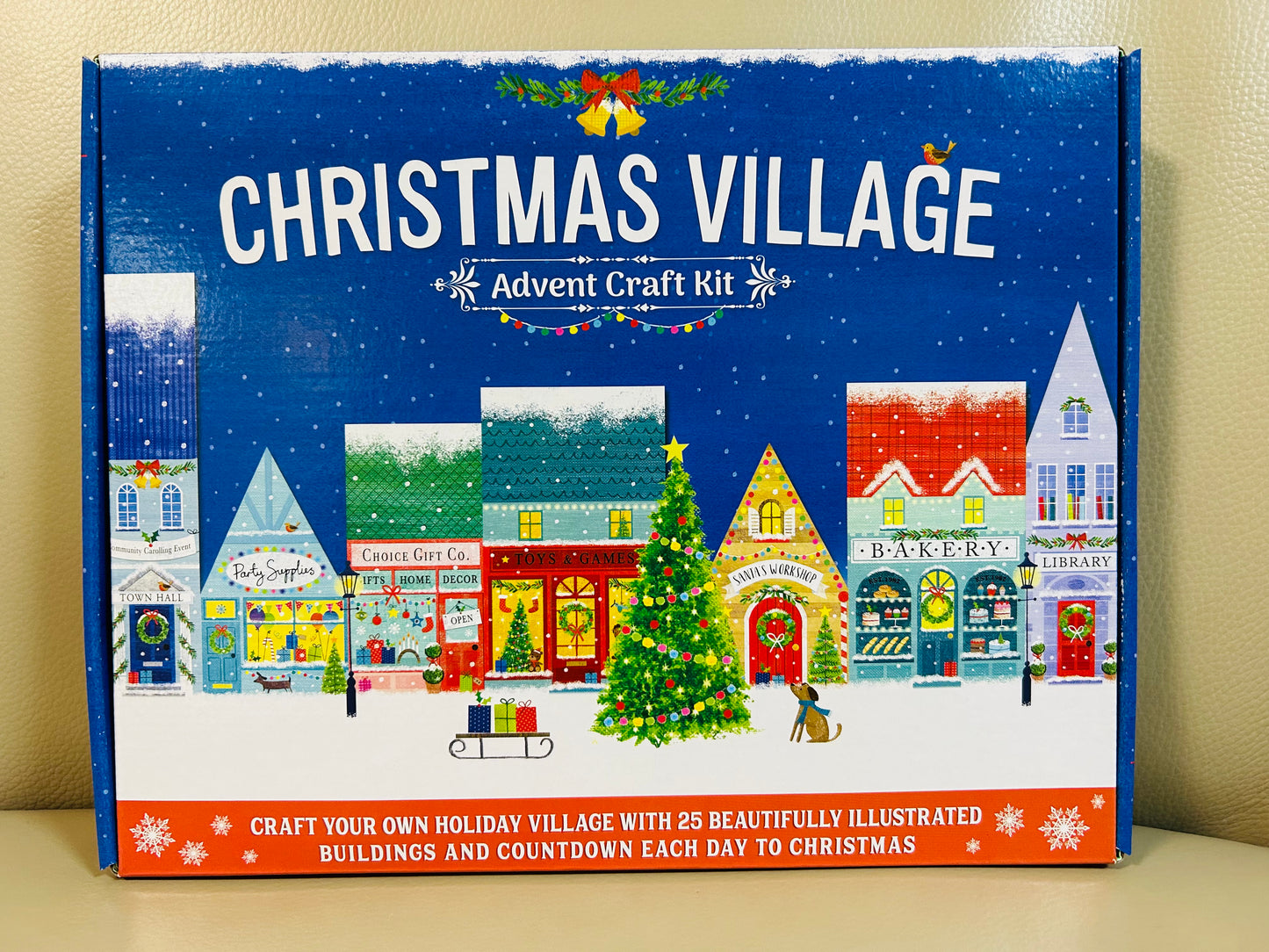 Autumn Christmas village craft kit