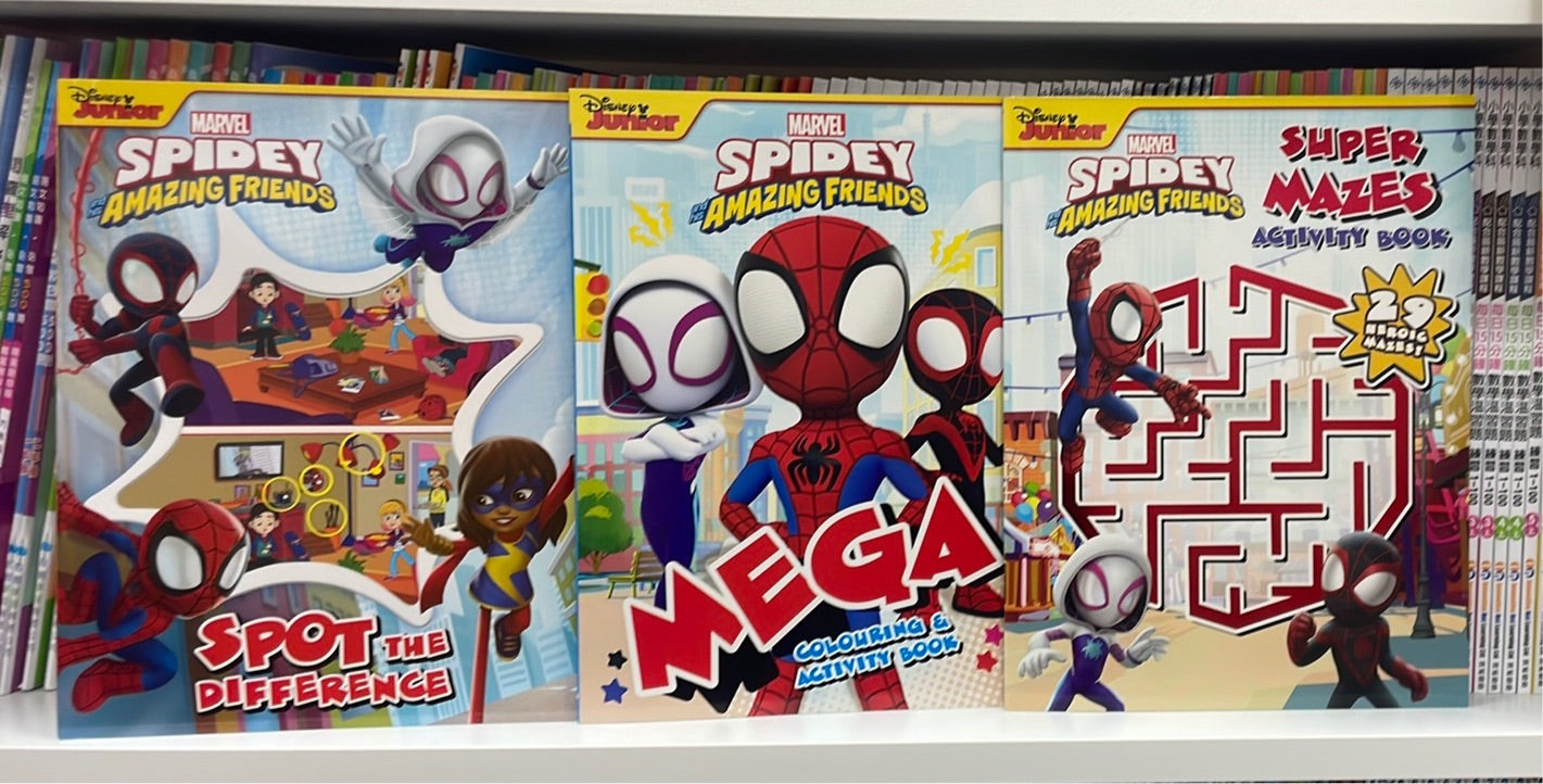 Lake Press Spidey 3 activity books set