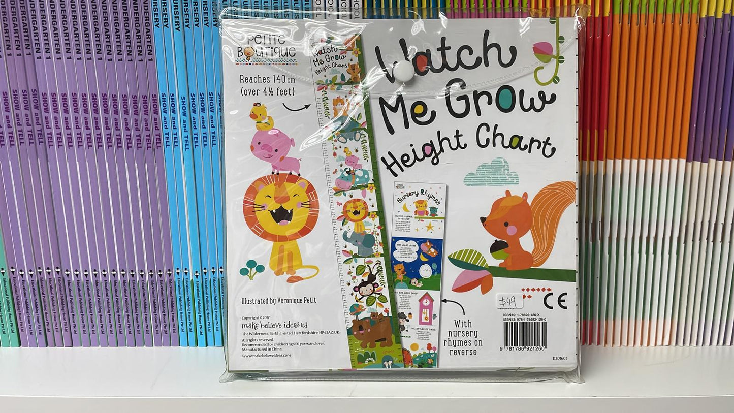 MBI Watch Me Grow Height Chart