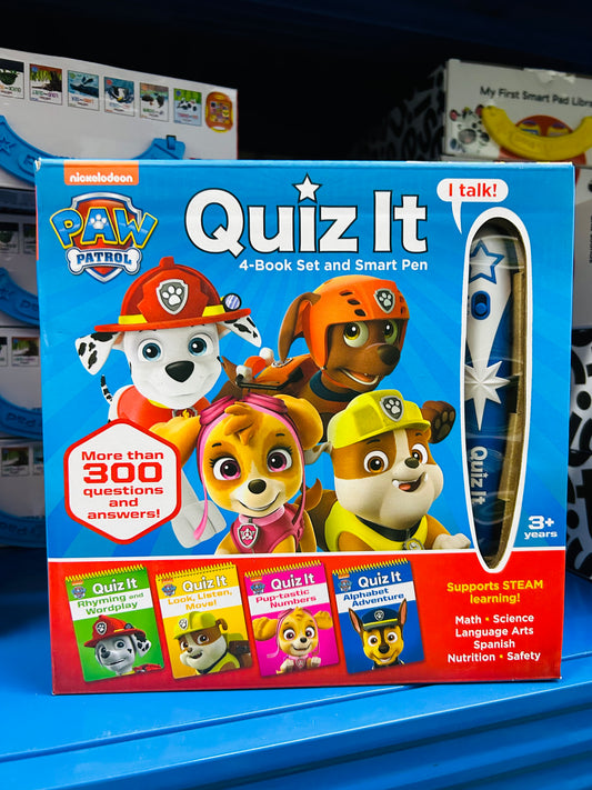 PI Paw Patrol Quiz it pen set