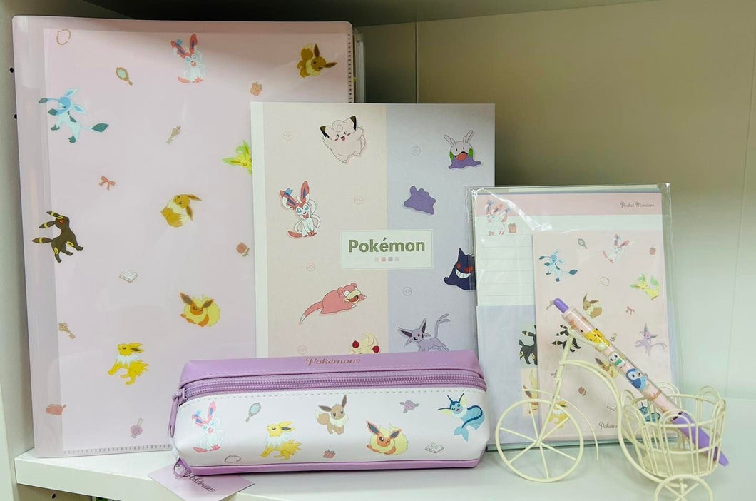 Pokémon stationery set (purple)