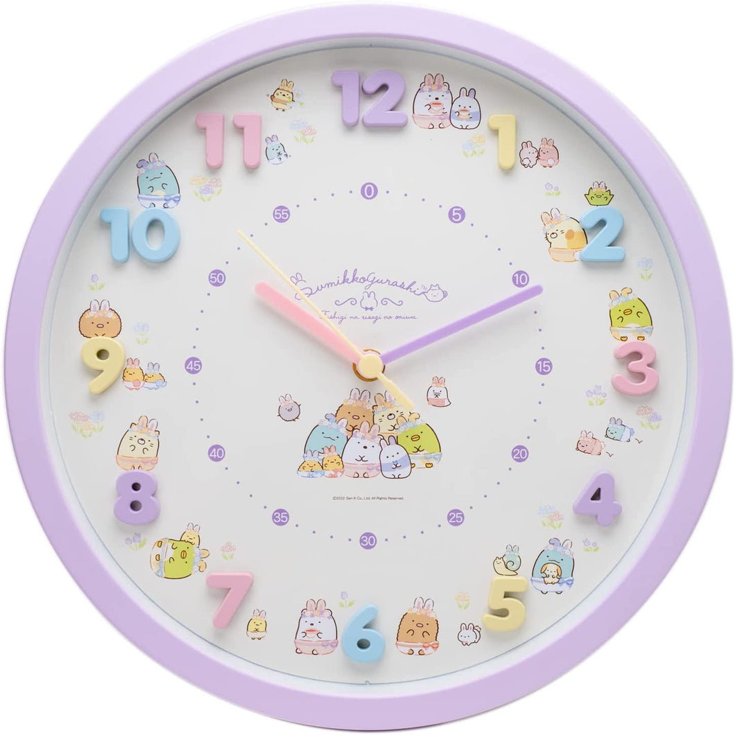 角落生物紫色鐘 Sumikko Purple Clock