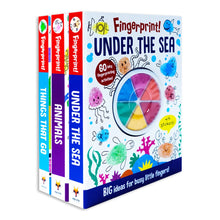Fox Eye Fingerprint Doodle Activities 3 Books Set