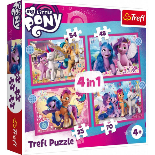 Trefl My little pony 4 in 1 puzzle (35+48+54+70)