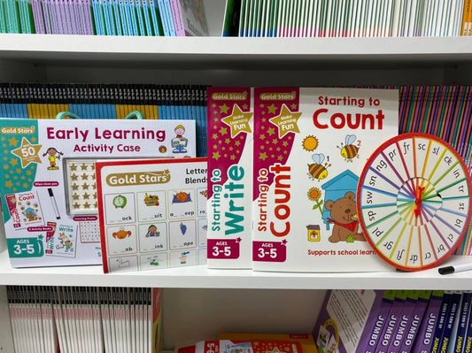 Lake Press Gold Stars Early Learning Activity Case