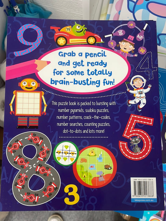 Lake Press Totally Brain-Busting Number Puzzles