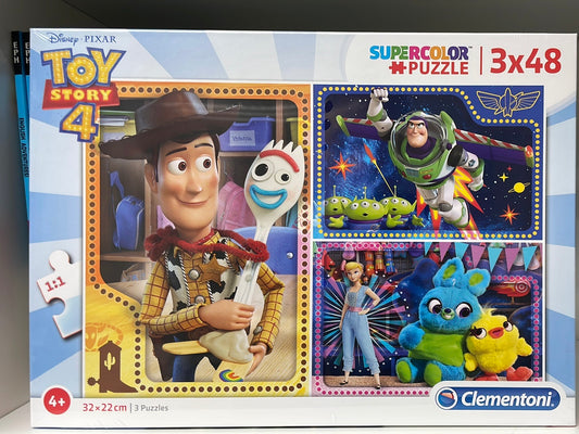 Clementoni Toy Story 4 Supercolor 3x48 puzzle