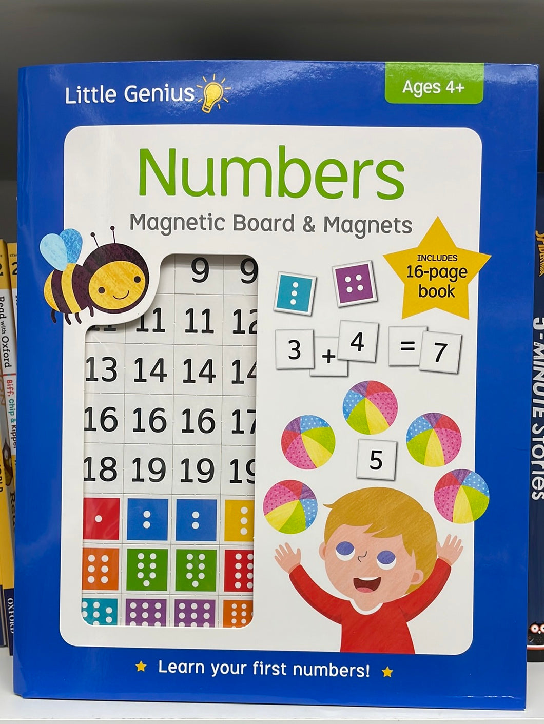 Lake Press Little Genius Numbers Magnetic Board & Magnets